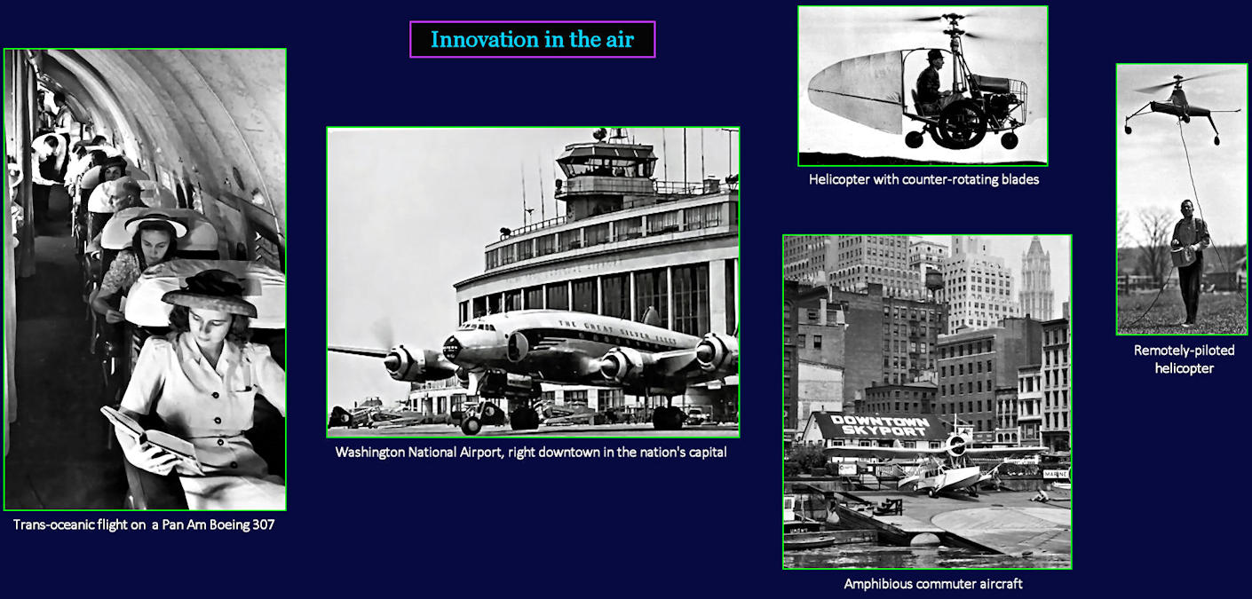 Trans-Atlantic airliners, 1940s